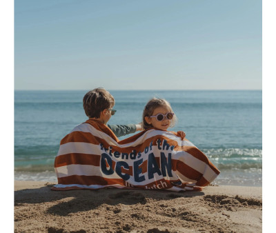 Toalla de Playa Ocean World Brown