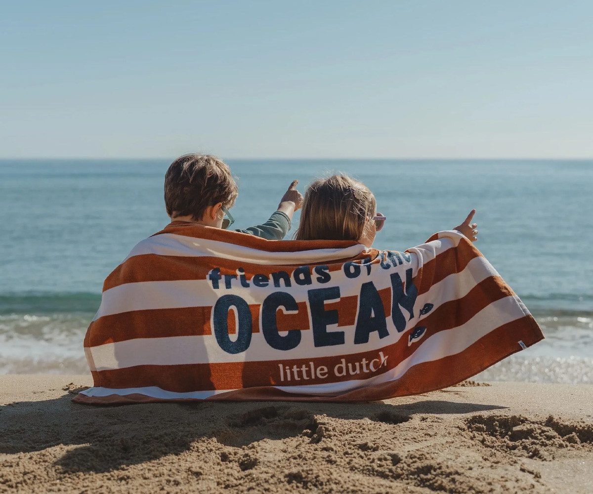 Toalla de Playa Ocean World Brown