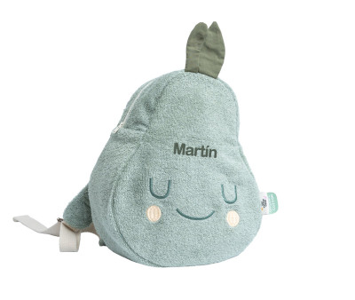 Mochila de Algodón Rizo Orgánico Pedro Pear Personalizable