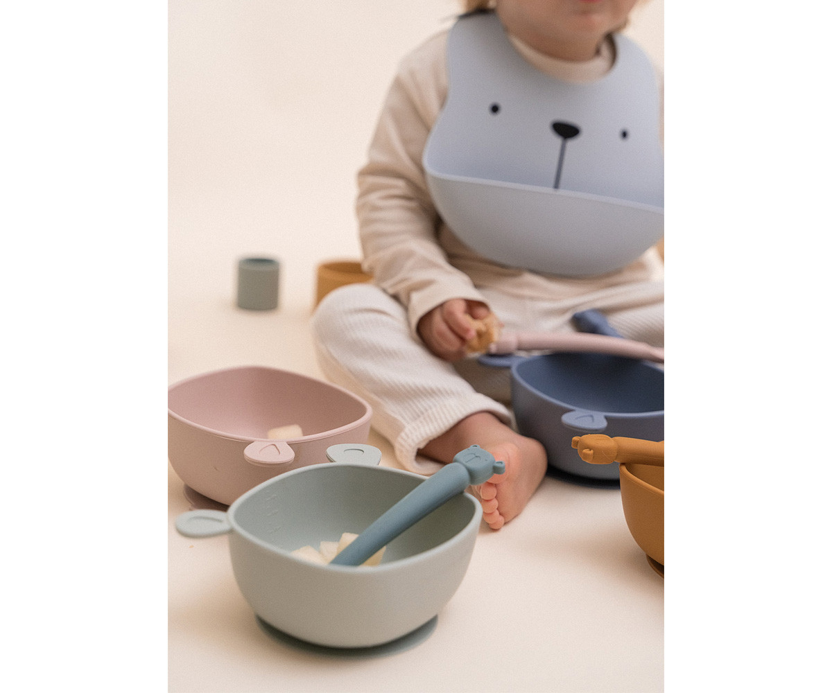 Cuenco de Silicona con Ventosa Lili Ocean