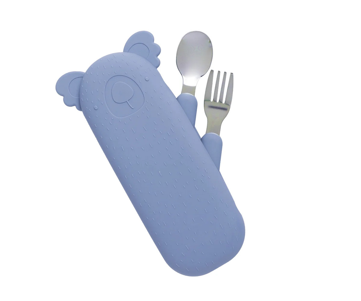 Posate con Astuccio Koala Zoe Fog Blue