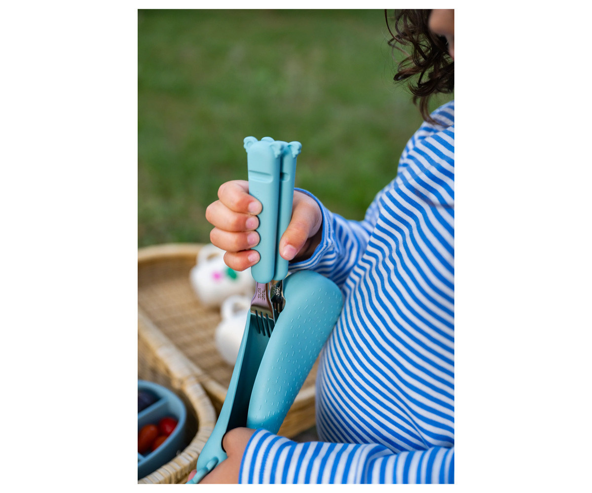 Posate con Astuccio Koala Zoe Fog Blue