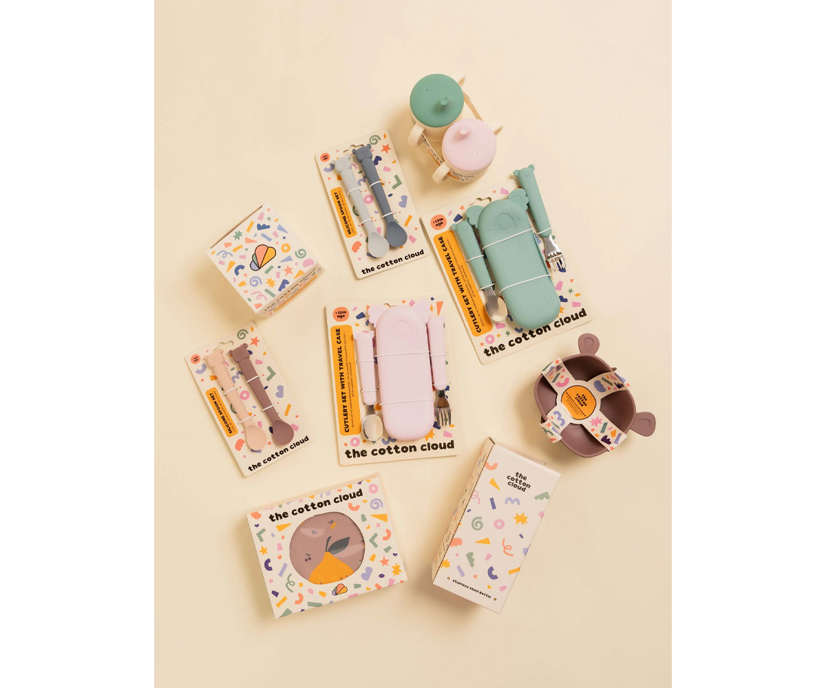 Posate con Astuccio Koala Zoe Fog Blue