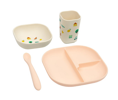 Set Stoviglie Tiny Bits Tangerine