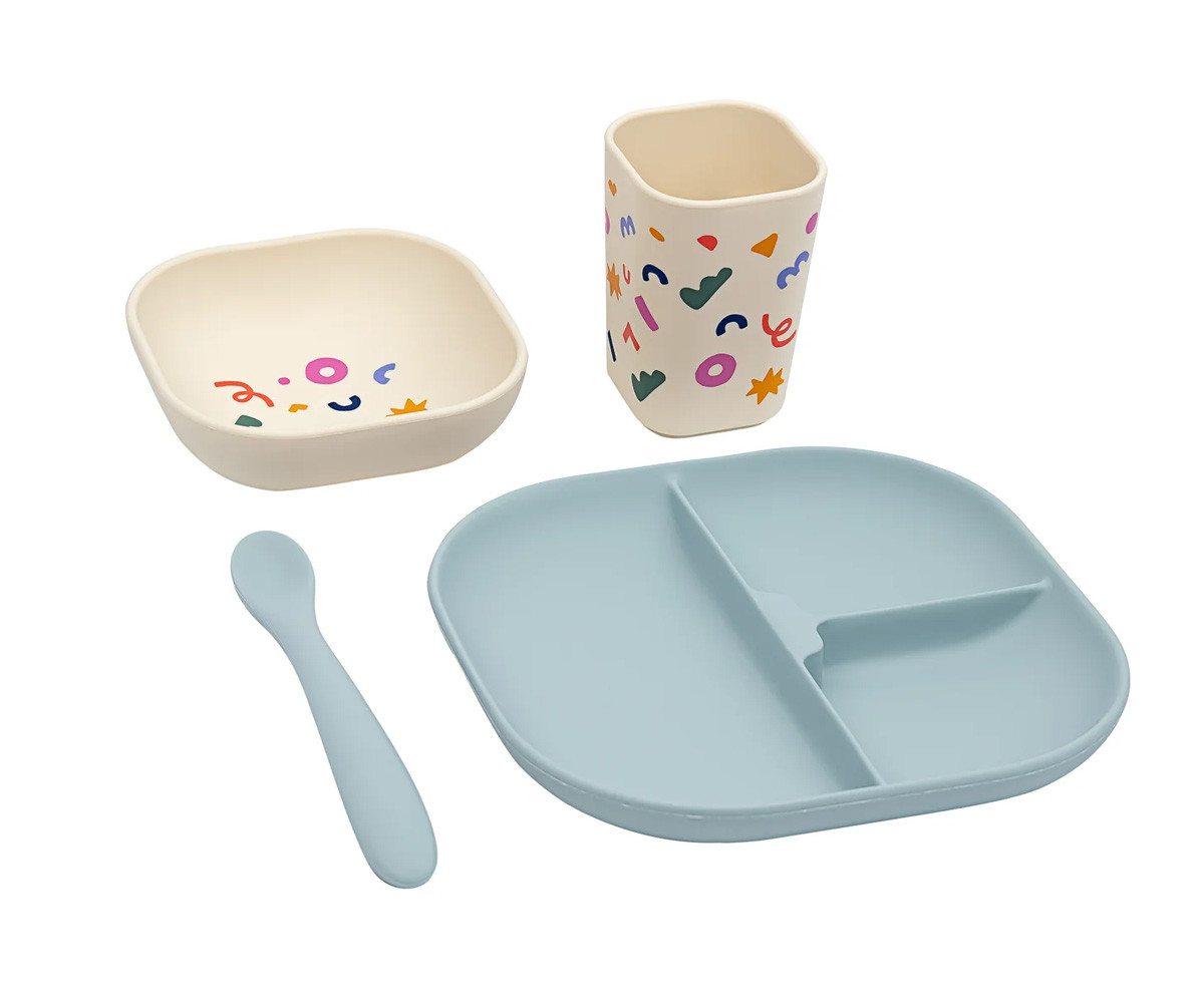 Set Stoviglie Confetti Cobalt