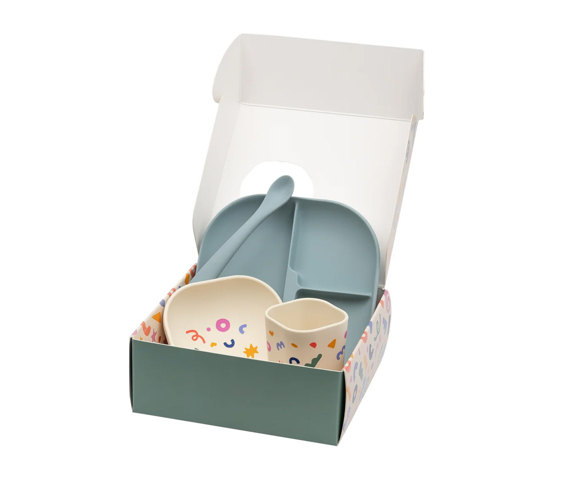 Set Stoviglie Confetti Cobalt