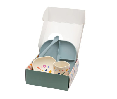 Set Stoviglie Confetti Cobalt