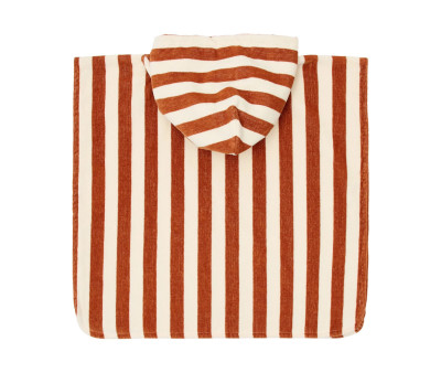 Poncho de Playa Ocean World Brown Stripe