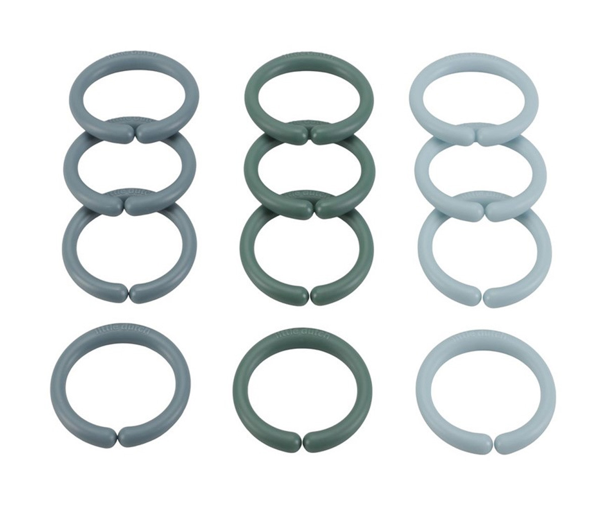 12 Anillas Cuelga Juguetes Forest Friends