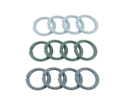 12 Anillas Cuelga Juguetes Forest Friends