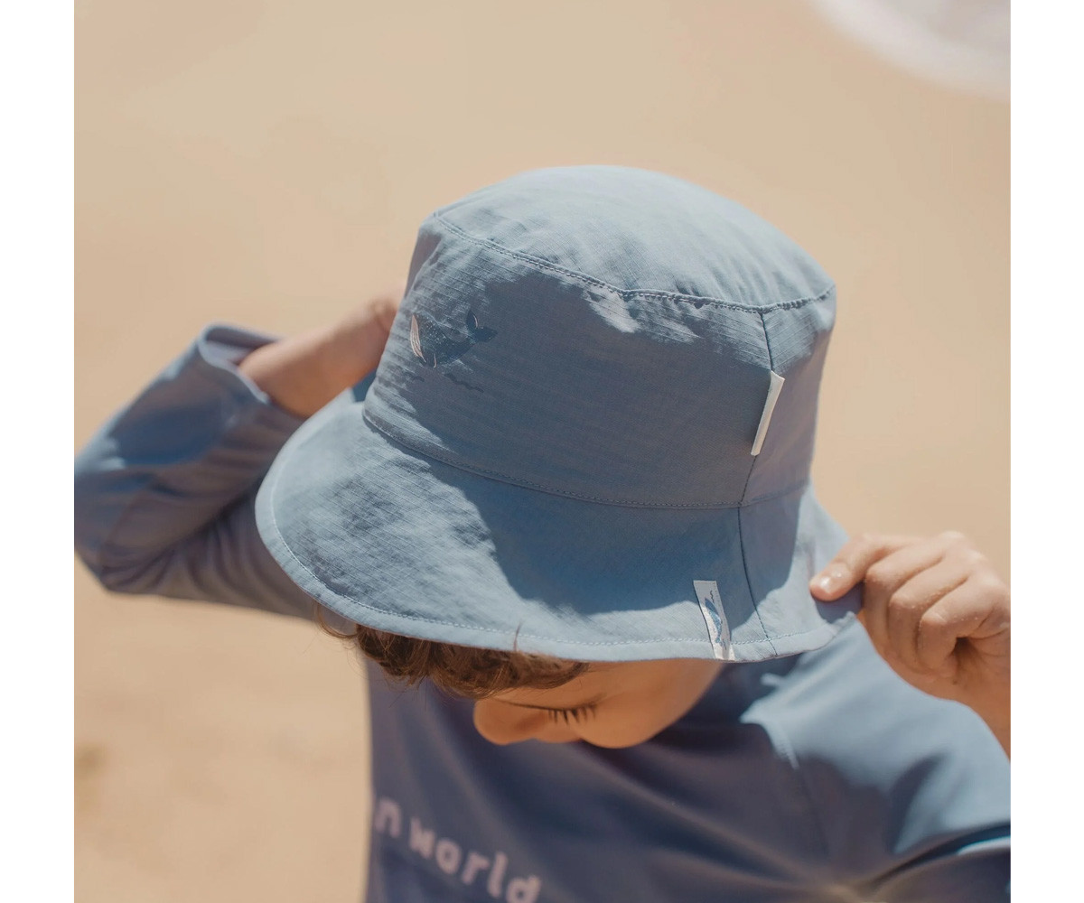 Gorro Reversible Ocean Brown Stripes