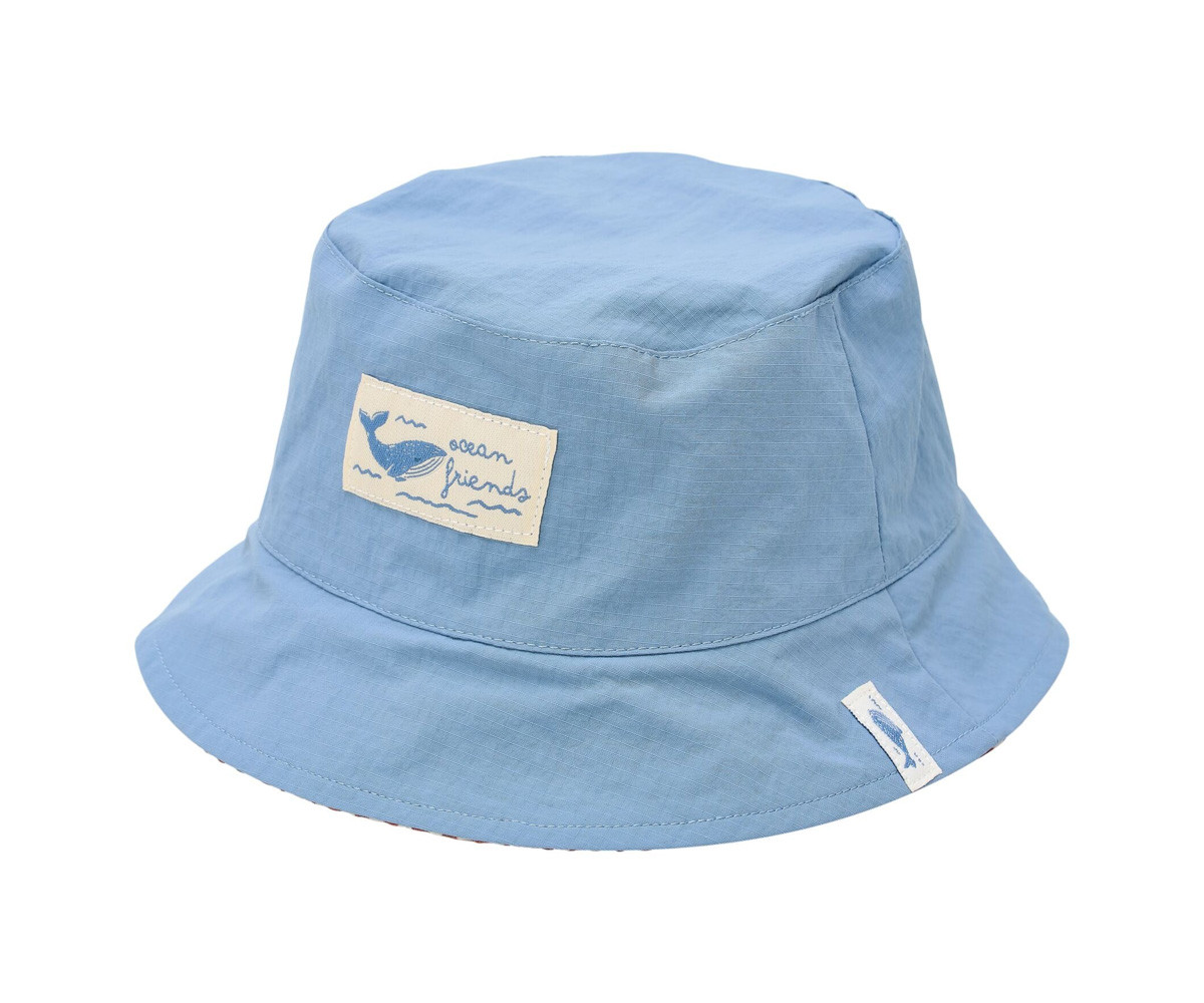 Gorro Reversible Ocean Brown Stripes