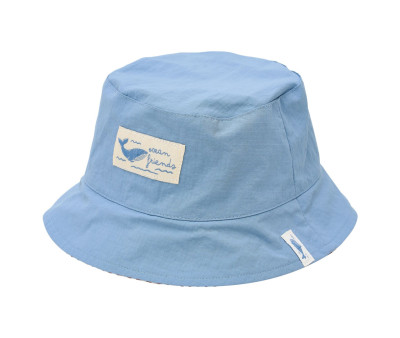 Gorro Reversible Ocean Brown Stripes