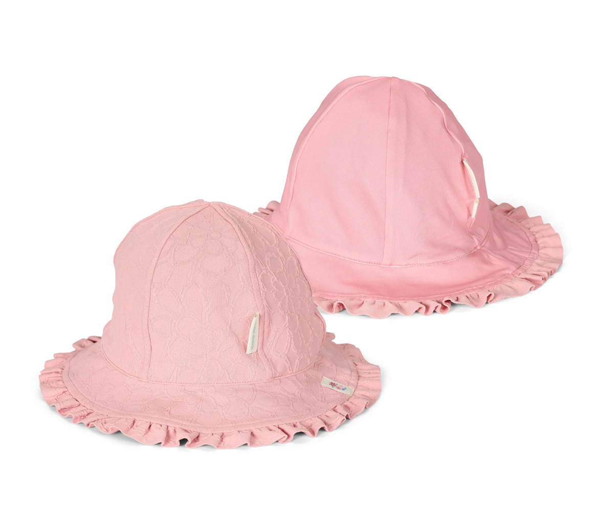 Gorro Reversible Pink Rose