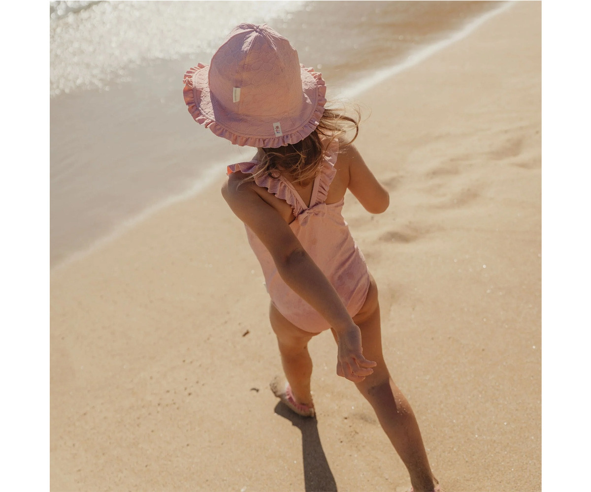 Gorro Reversible Pink Rose