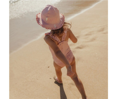 Gorro Reversible Pink Rose