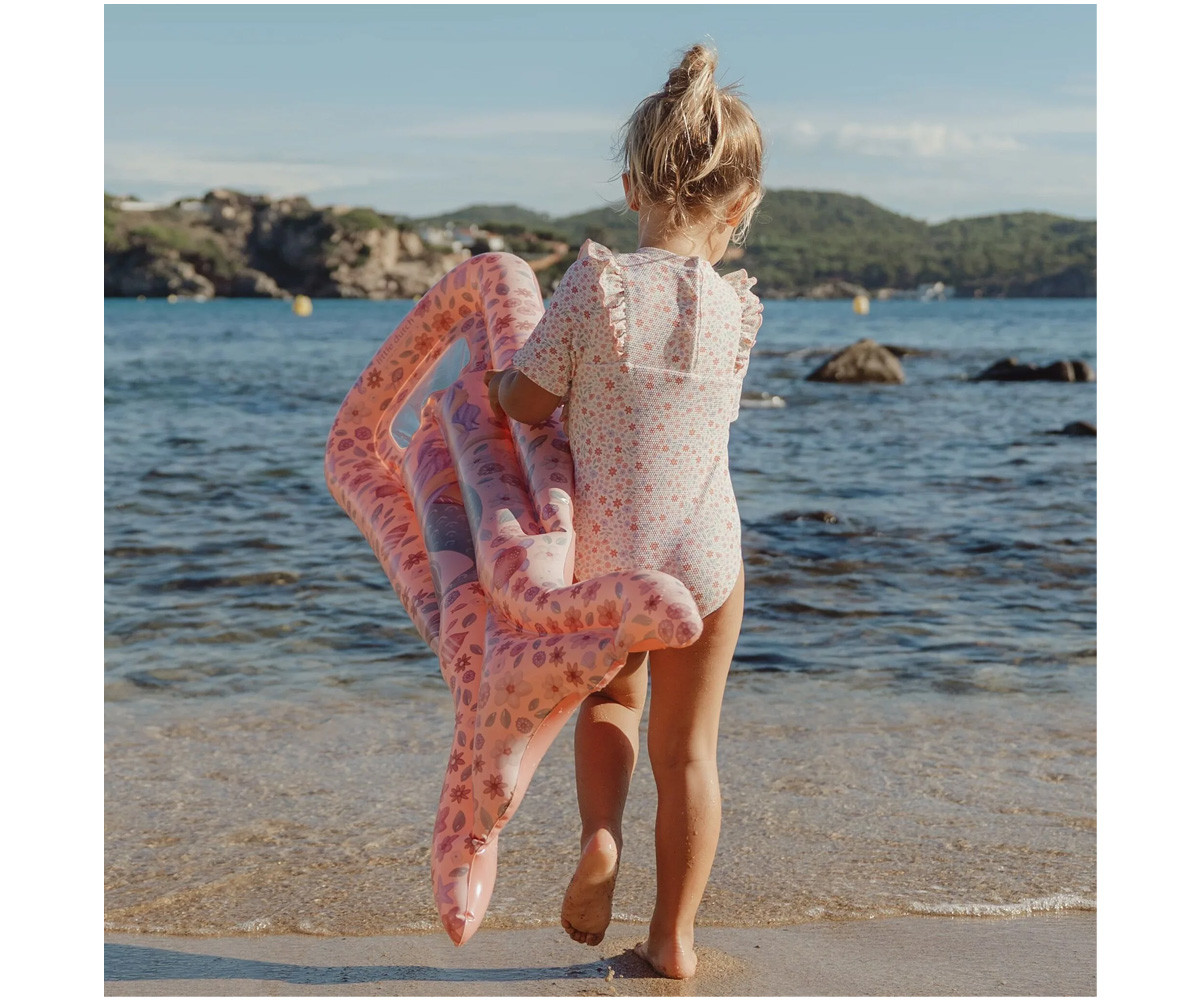 Bañador Manga Corta Flores