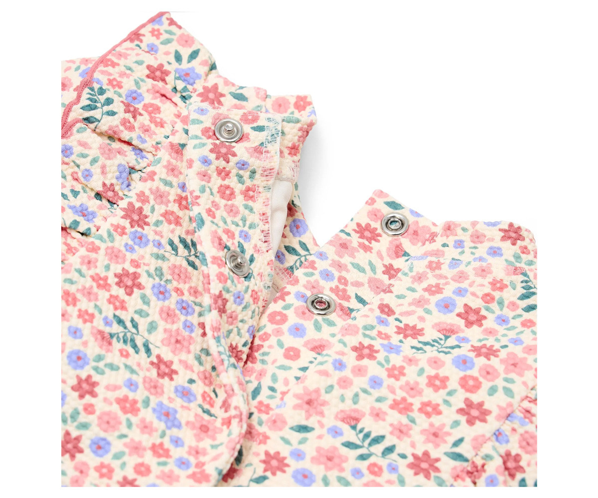 Bañador Manga Corta Flores