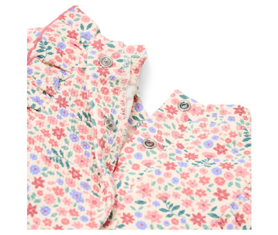 Bañador Manga Corta Flores