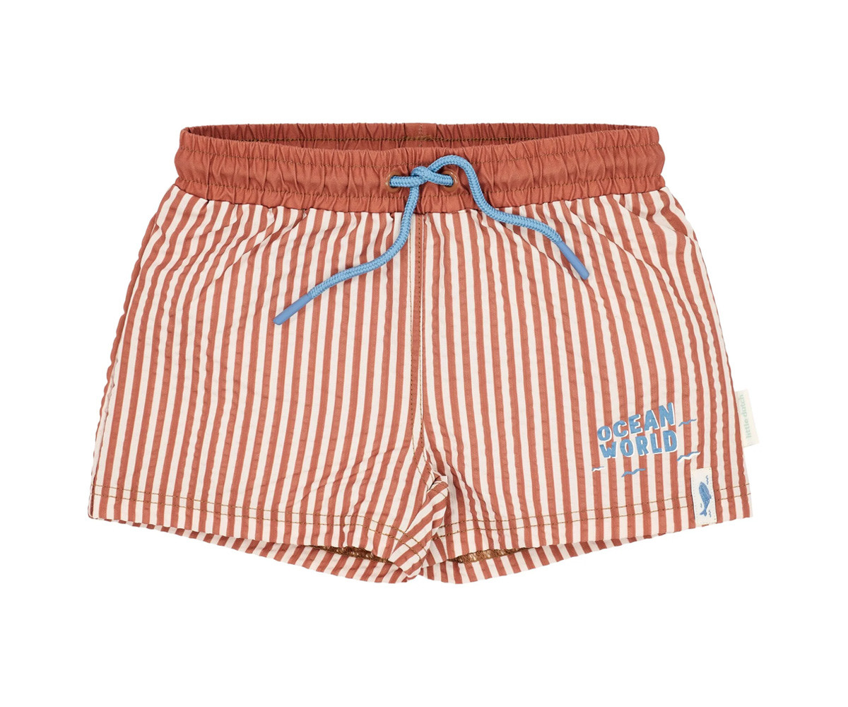 Bañador Short Ocean Brown Stripes