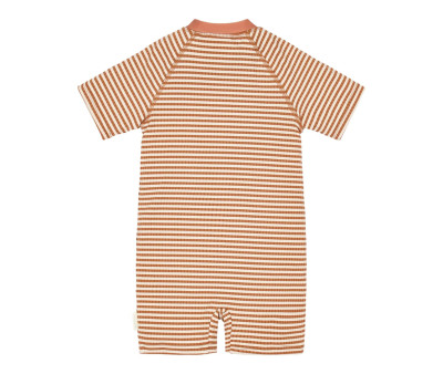 Bañador con Cremallera Ocean Brown Stripes