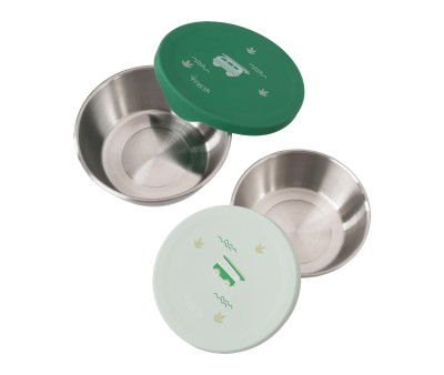 2 Snack Box Acciaio Inox Surf