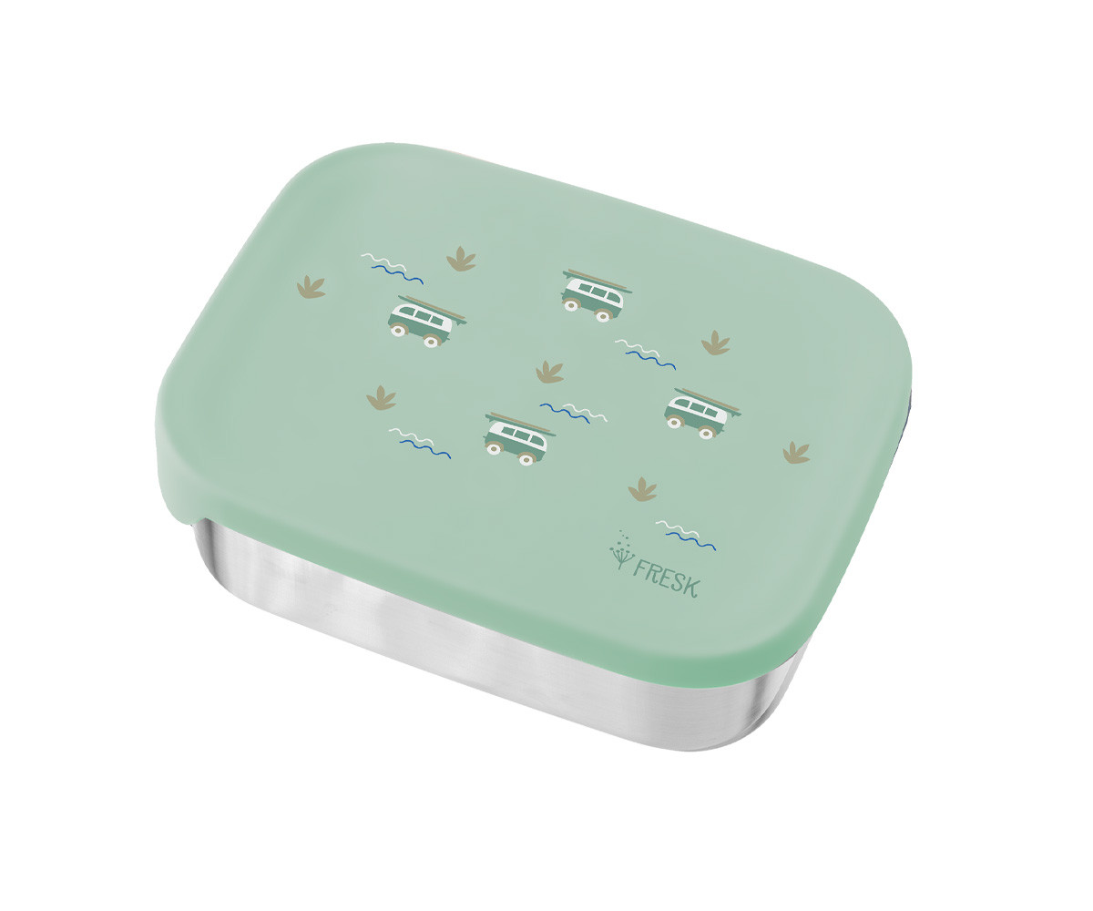 Lunch Box Acciaio Inox Surf Azzurro