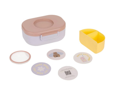 Caja de Almuerzo Style & Snack Pattern Party Lilac