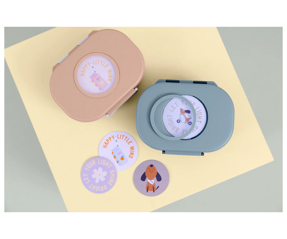 Caja de Almuerzo Style & Snack Pattern Party Lilac