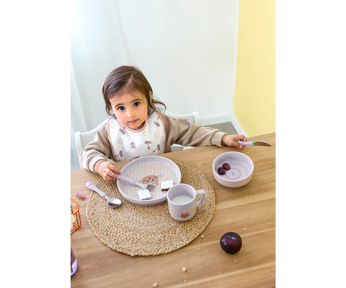 Pack de 5 Baberos Tiny Team Cat