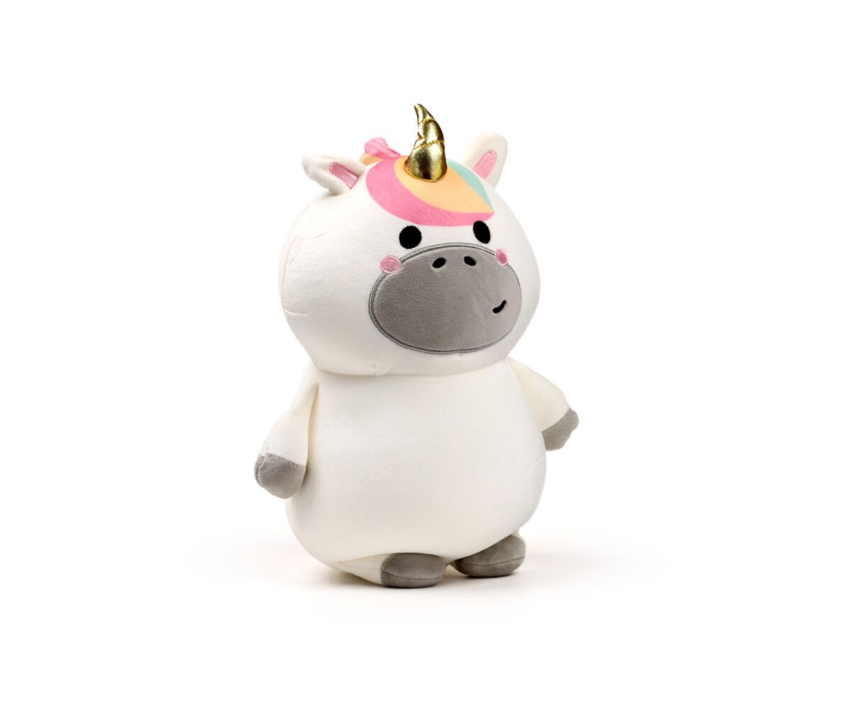 Almohada de Viaje y Peluche 2 en 1 Swapseazzz Unicornio Adoracorns