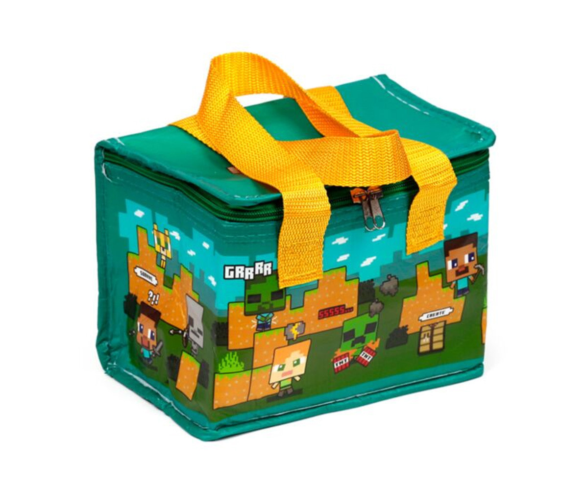 Borsa da Pranzo Termica Steve e Alex Minecraft Personalizzabile