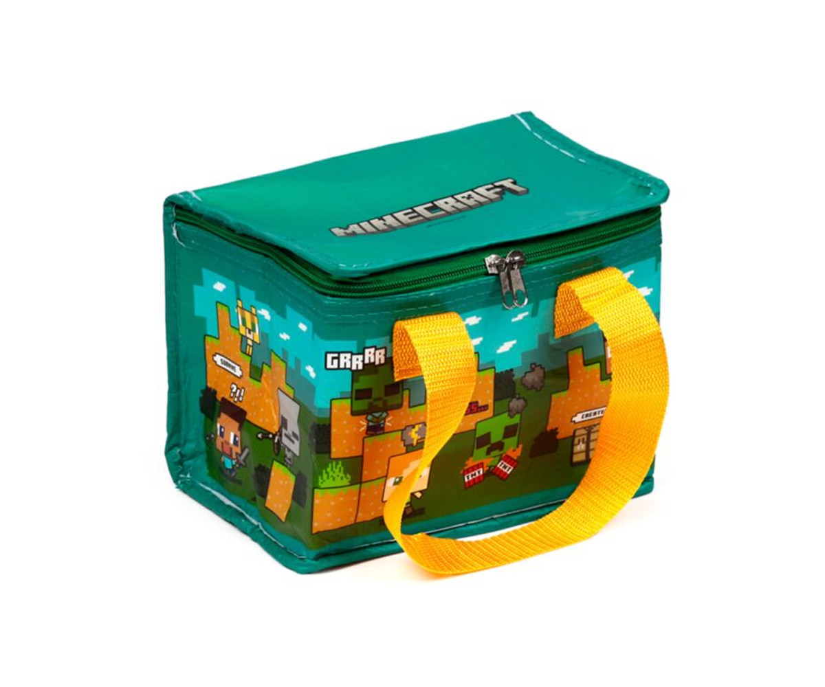 Borsa da Pranzo Termica Steve e Alex Minecraft Personalizzabile