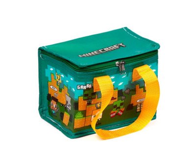 Borsa da Pranzo Termica Steve e Alex Minecraft Personalizzabile