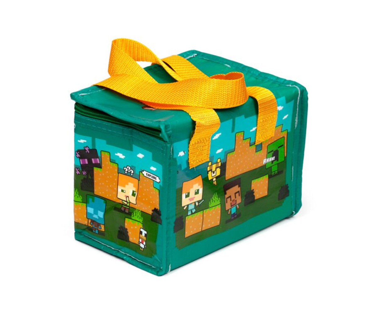 Borsa da Pranzo Termica Steve e Alex Minecraft Personalizzabile