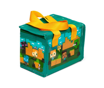 Borsa da Pranzo Termica Steve e Alex Minecraft Personalizzabile