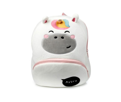 Mochila de Peluche Infantil Personalizable Unicornio Astra Adoracorns