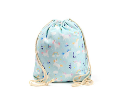 Mochila Saco Unicornio Mágico Personalizable