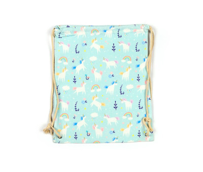 Mochila Saco Unicornio Mágico Personalizable