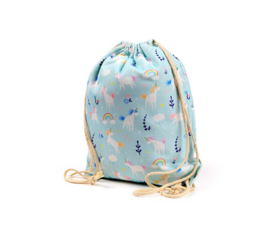 Mochila Saco Unicornio Mágico Personalizable
