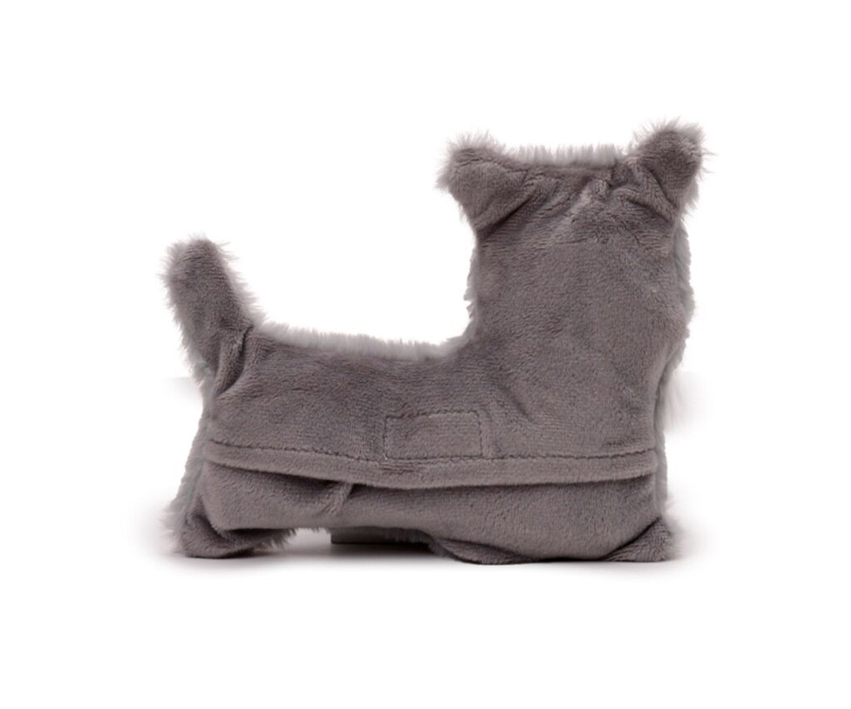 Peluche Térmico de Semillas para Microondas Perro Schnauzer