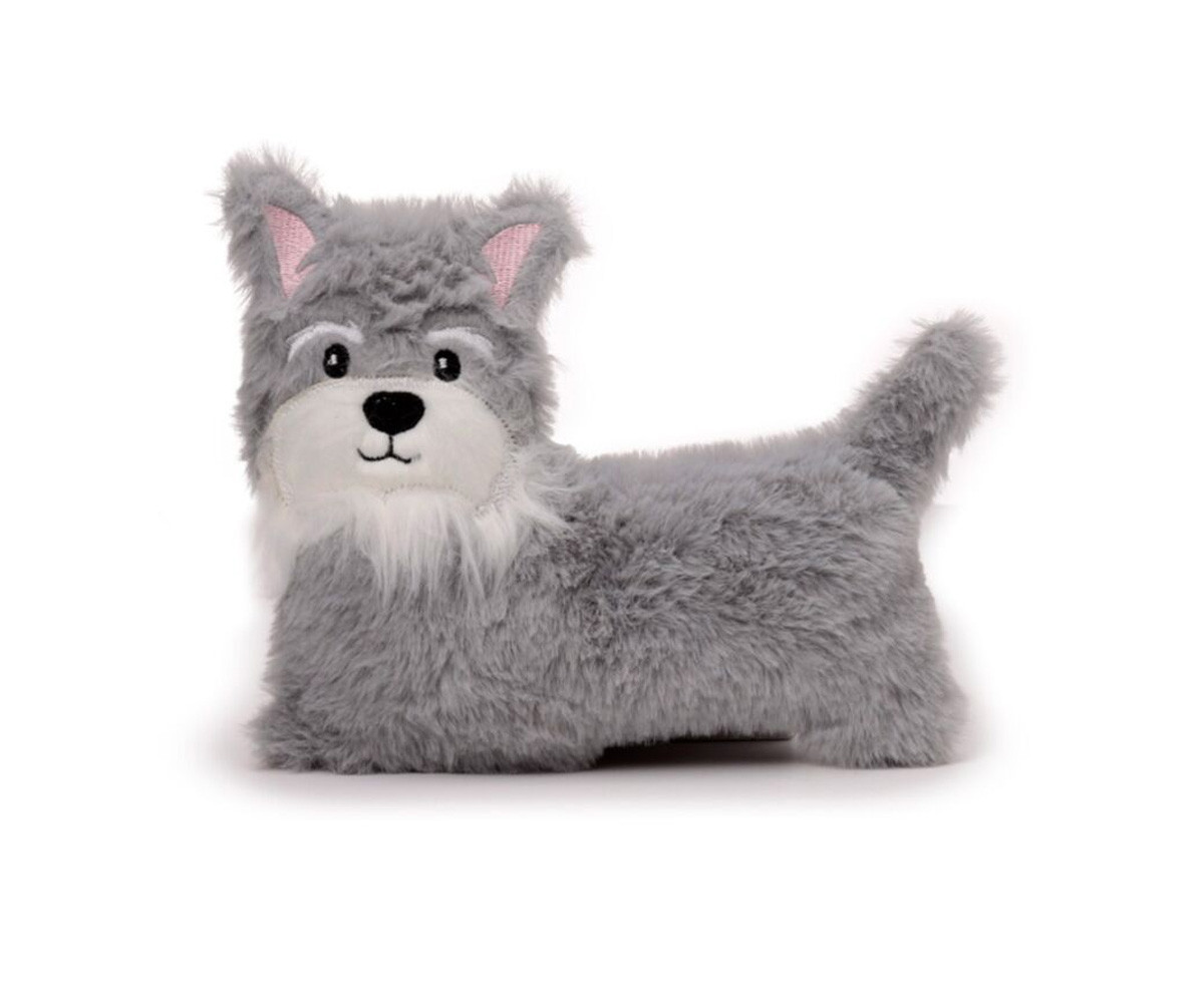 Peluche Térmico de Semillas para Microondas Perro Schnauzer