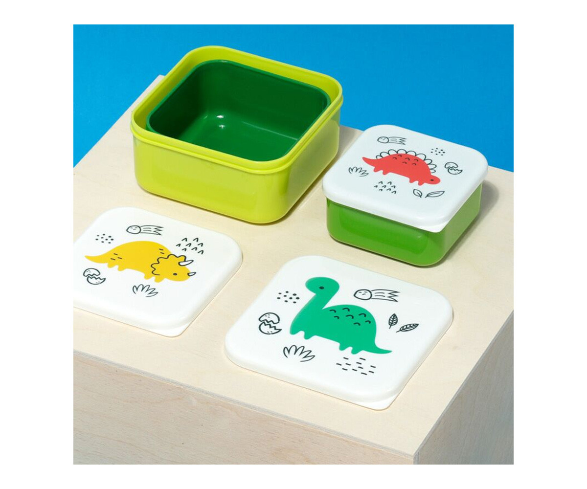 3 Scatoline Pranzo Dino Jr