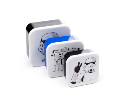 3 Cajas de Almuerzo Soldado Imperial Stormtrooper