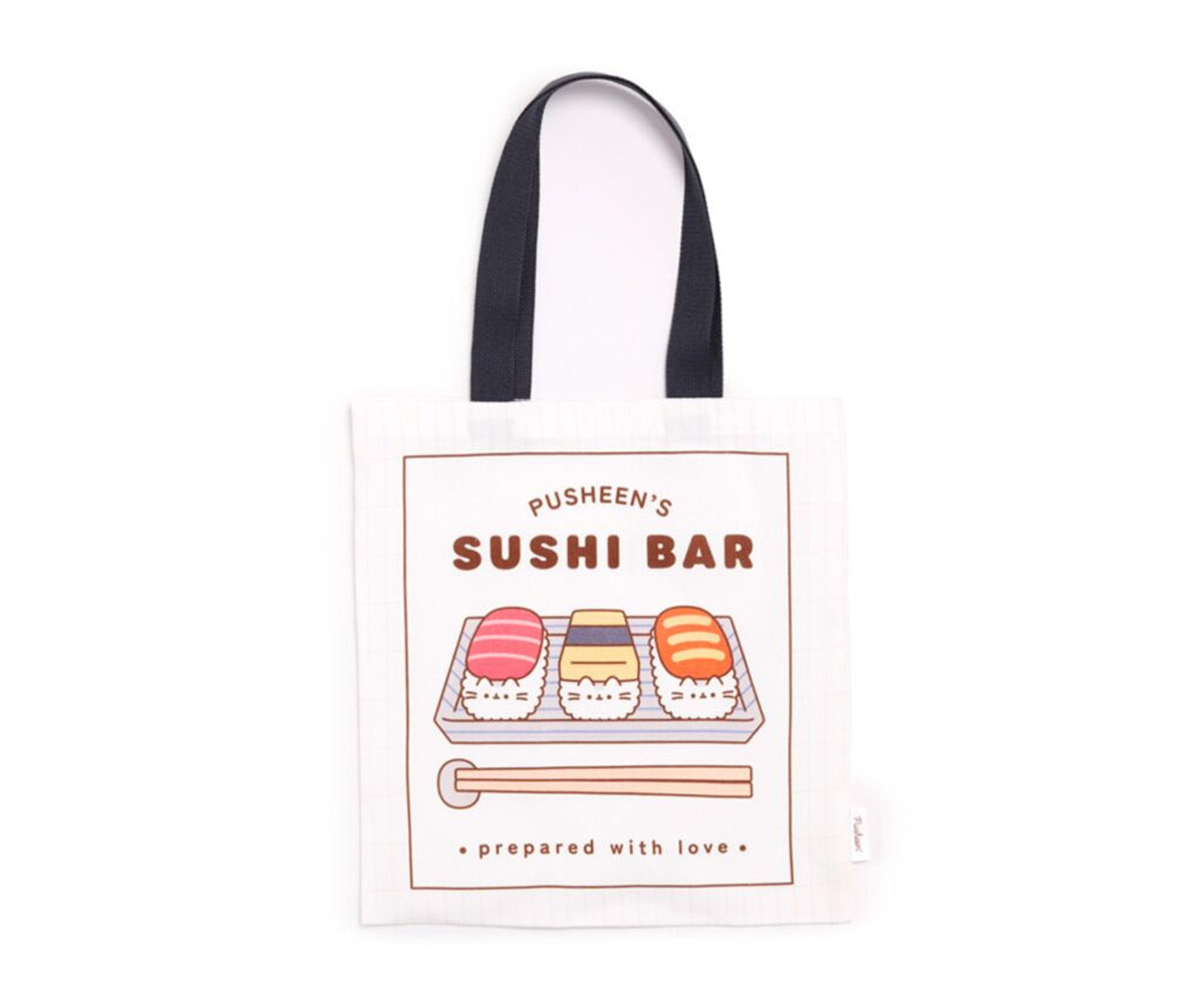 Tote Bag Reutilizable Gato Pusheen Sushi Club