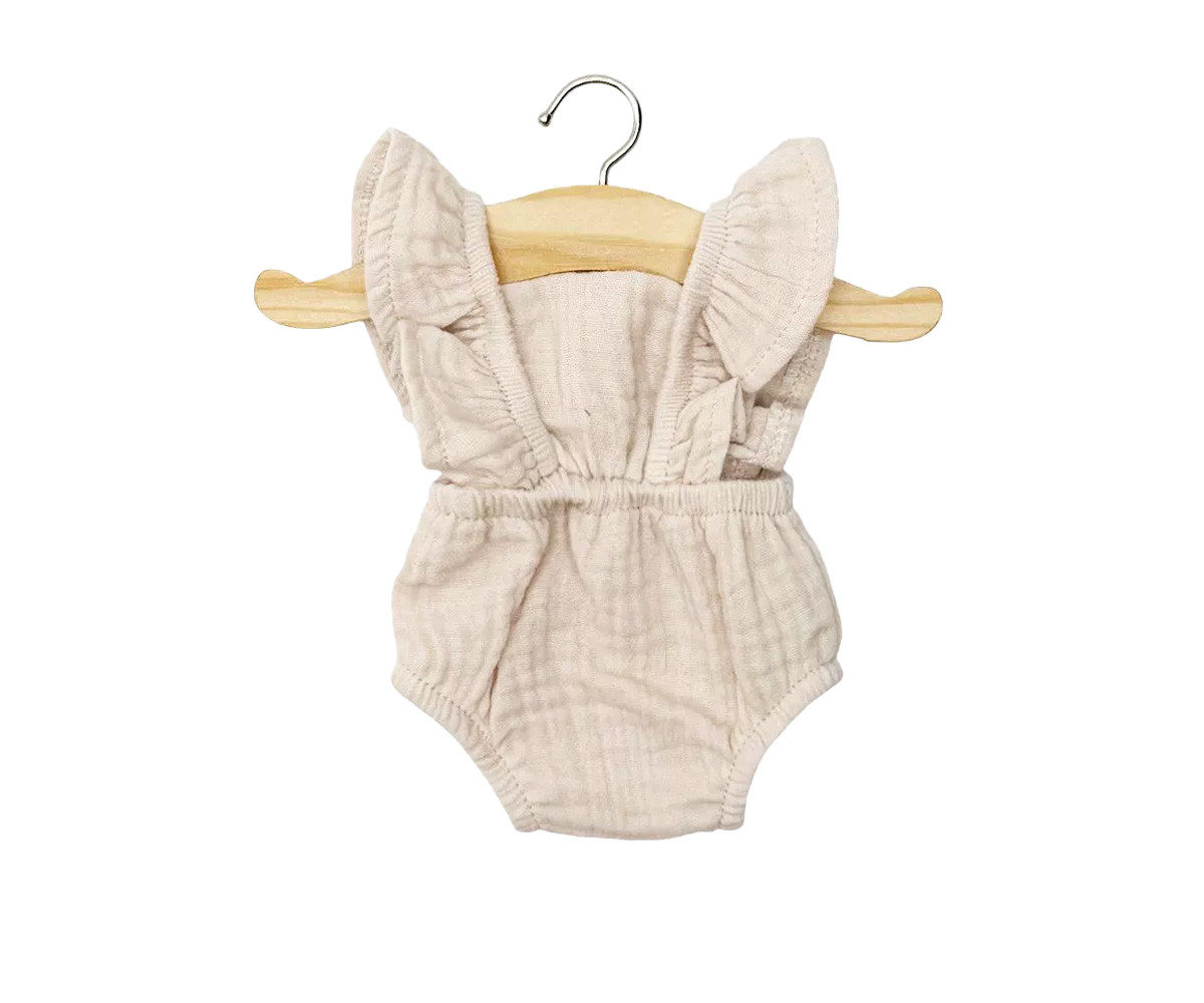 Pelele Lou Retro en Gasa de Algodón Mastic para Muñeco Gordis