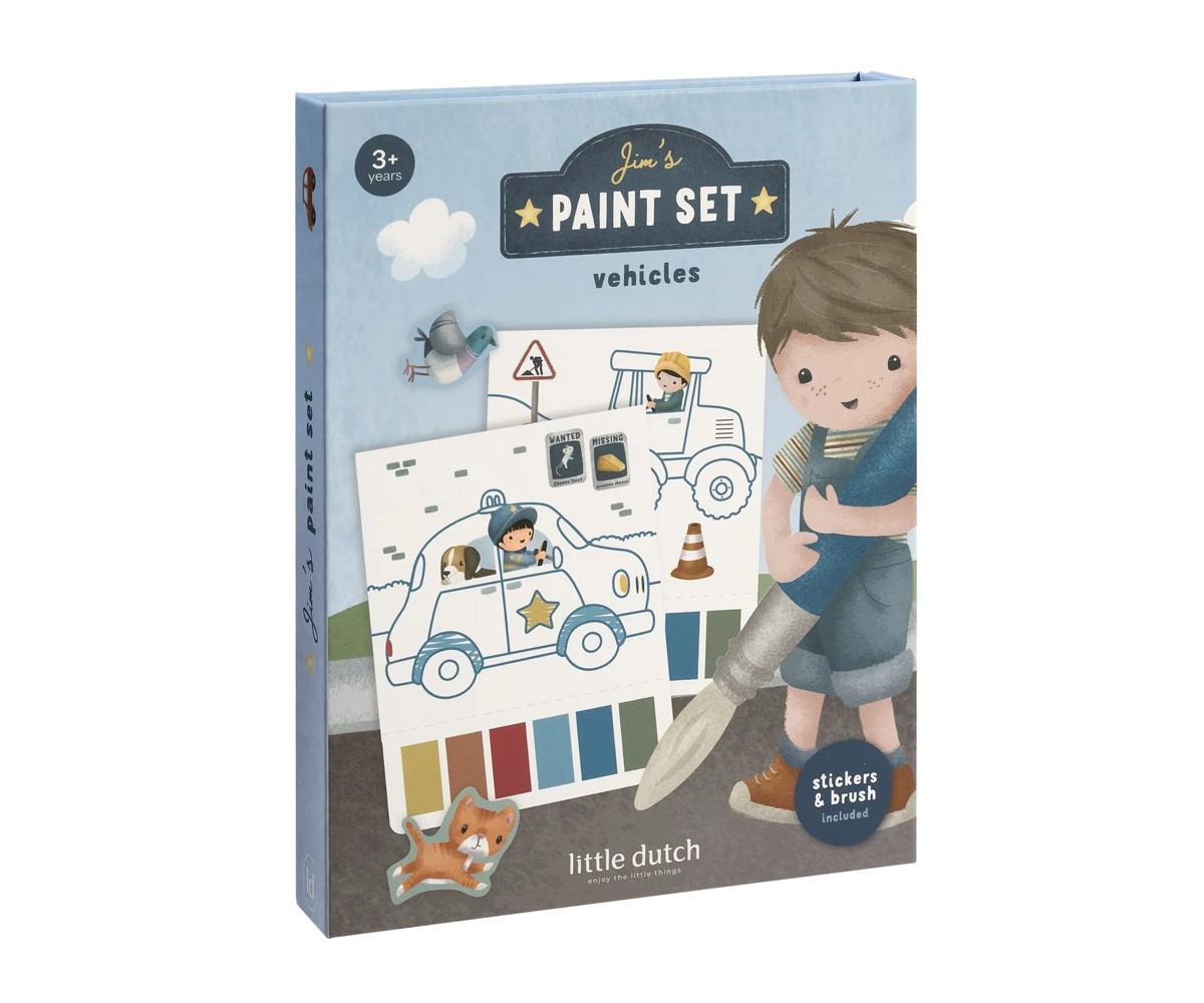 Set de Pintura con Agua Jim Vehículos