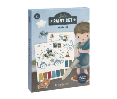 Set de Pintura con Agua Jim Vehículos