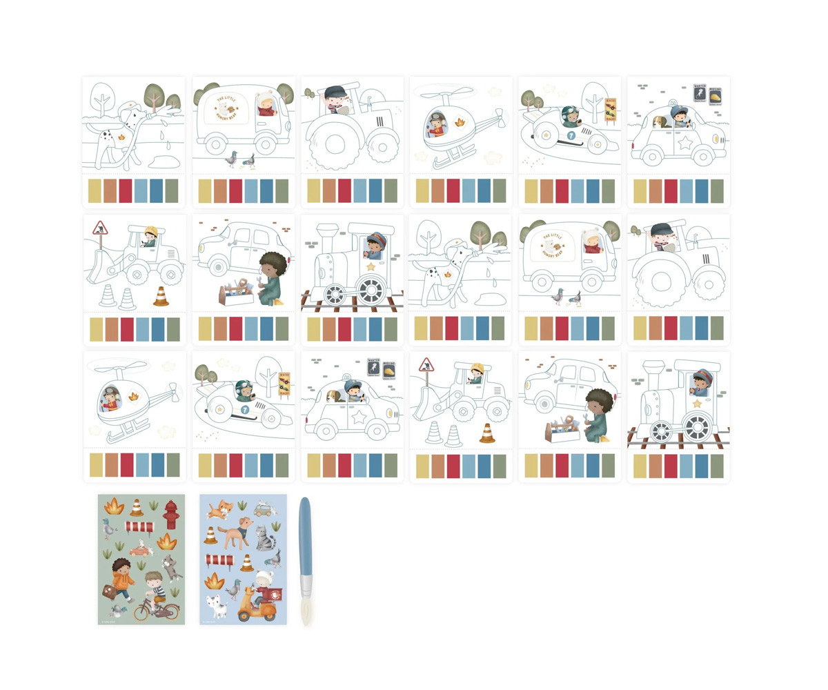 Set de Pintura con Agua Jim Vehículos