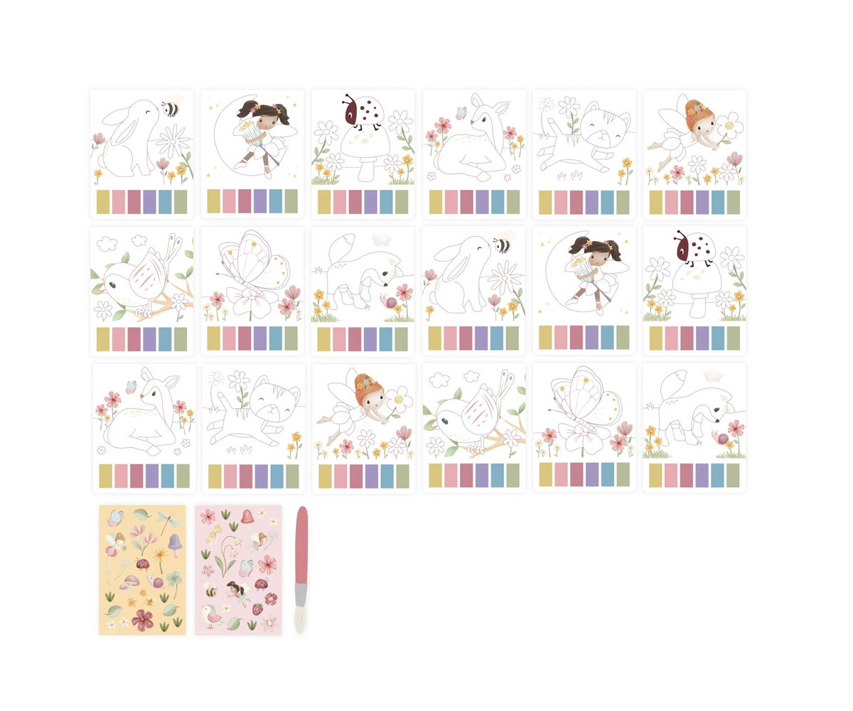 Set de Pintura con Agua Rosa Fairy Garden